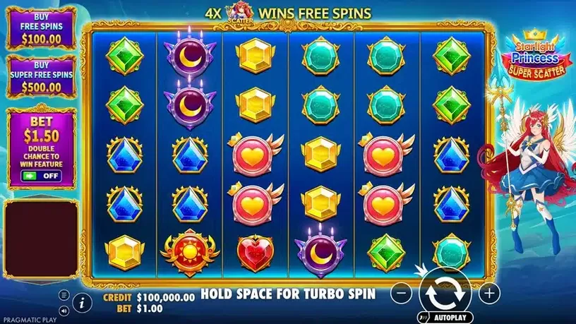 Starlight Princess Super Scatter slot screenshot 1