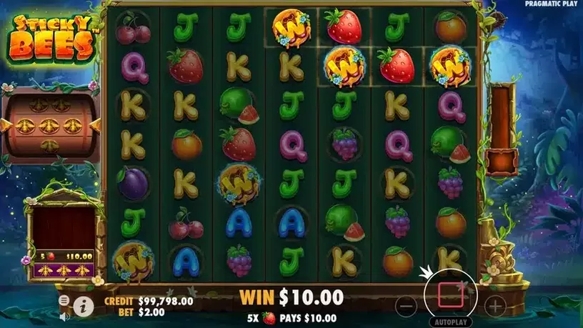Sticky Bees slot screenshot 5