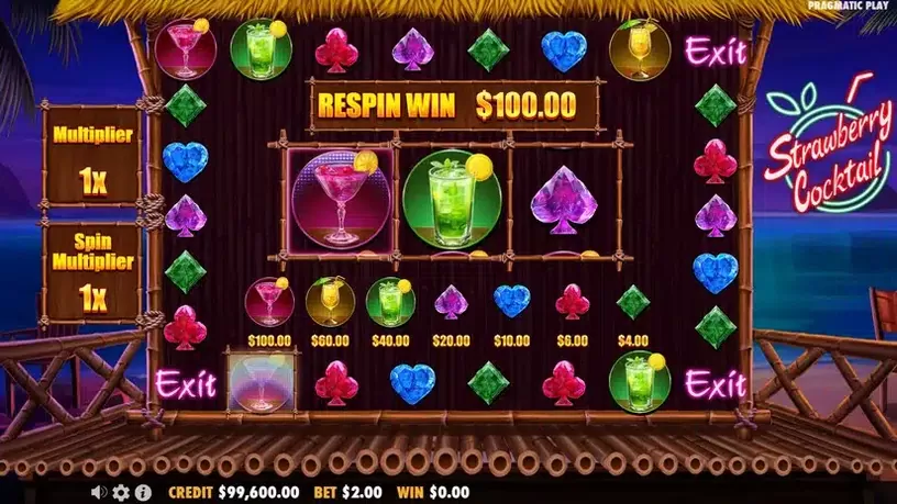 Strawberry Cocktail slot screenshot 5