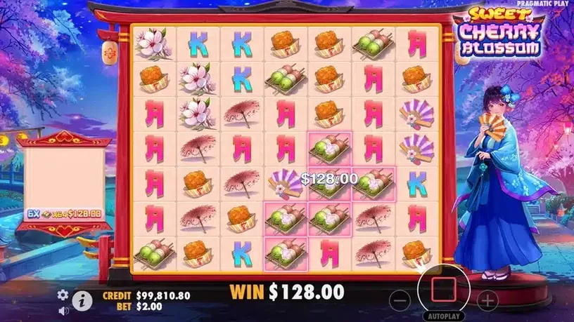 Sweet Cherry Blossom slot screenshot 4