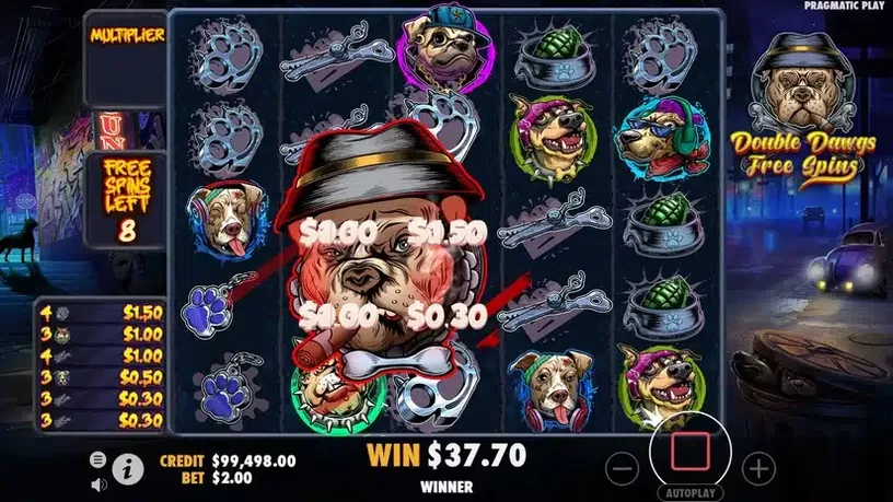 The Big Dawgs slot screenshot 5