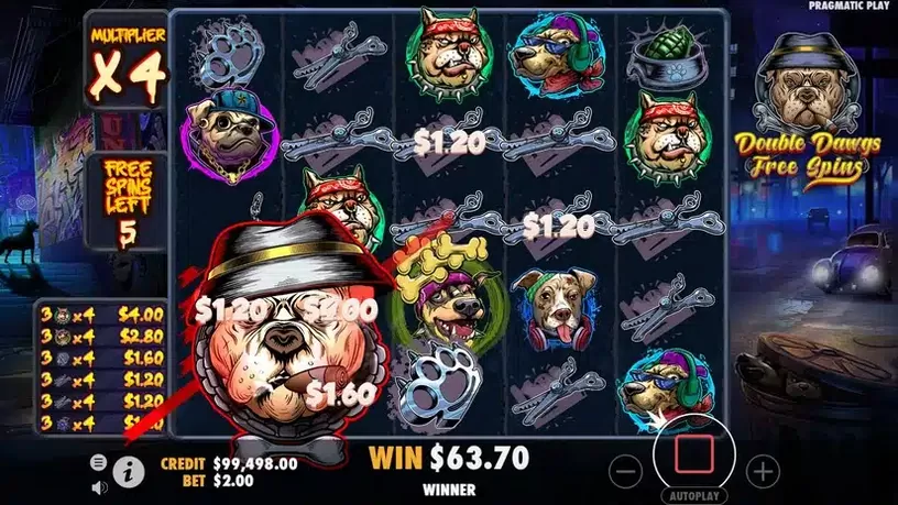 The Big Dawgs slot screenshot 6