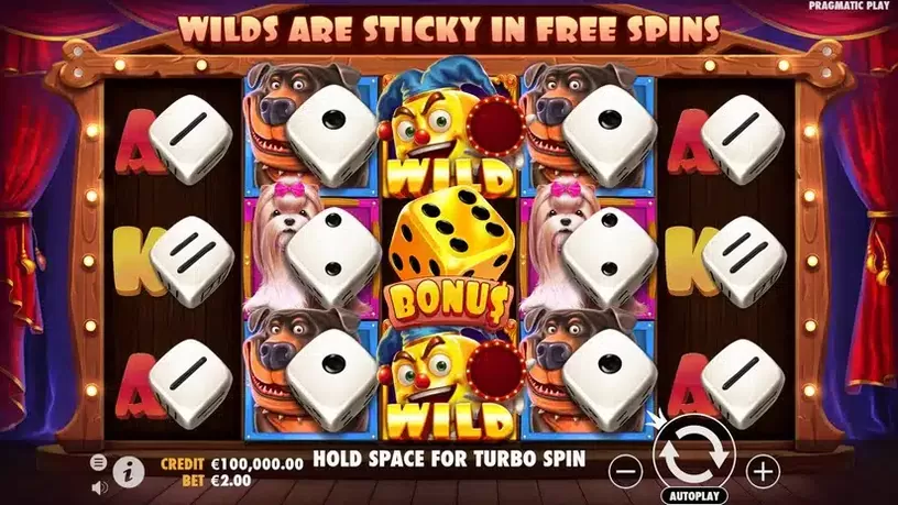 The Dog House Dice Show slot screenshot 1