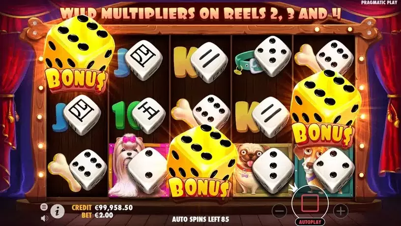 The Dog House Dice Show slot screenshot 3