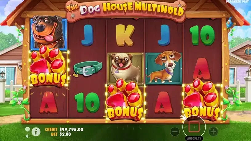 The Dog House Multihold slot screenshot 2