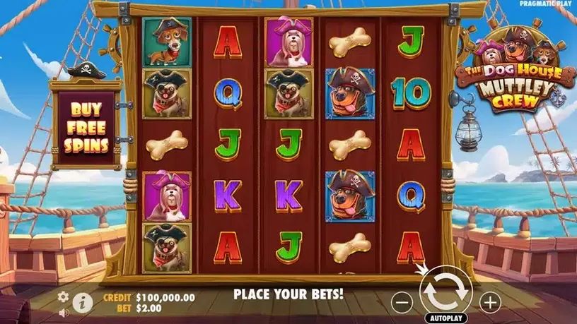 The Dog House – Muttley Crew slot screenshot 1