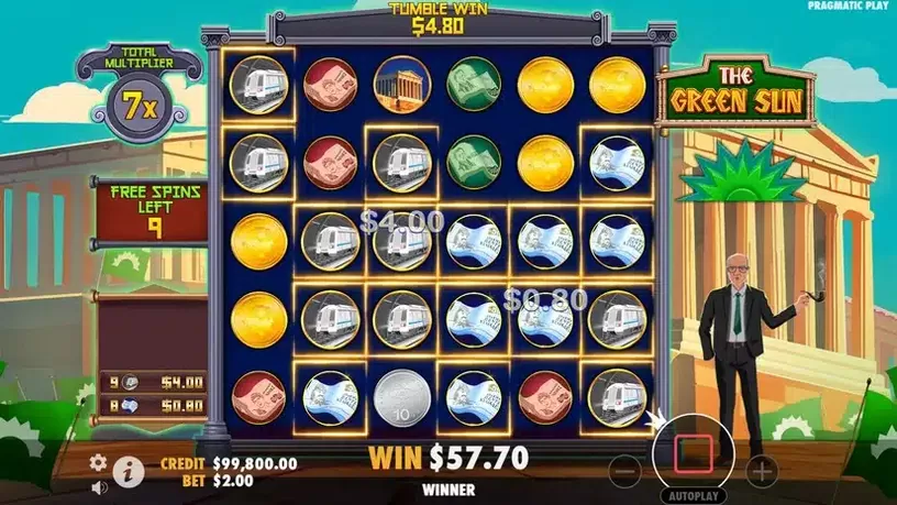The Green Sun slot screenshot 6