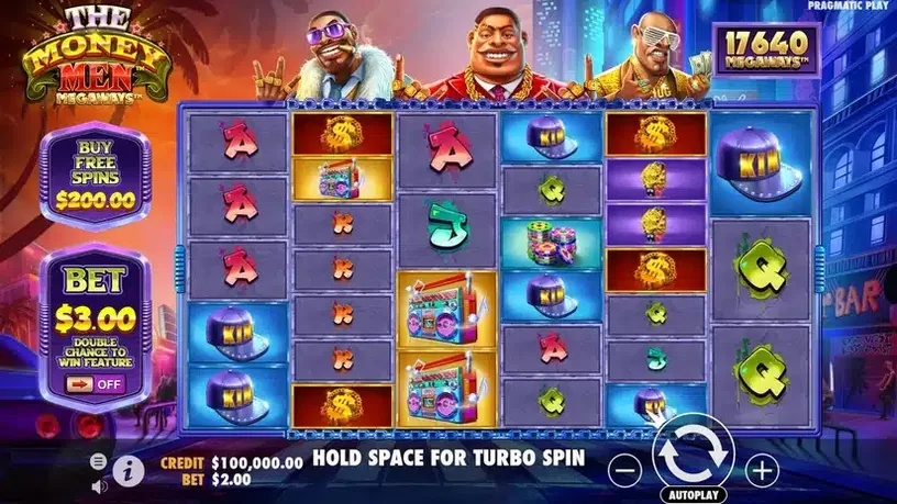 The Money Men Megaways slot screenshot 1