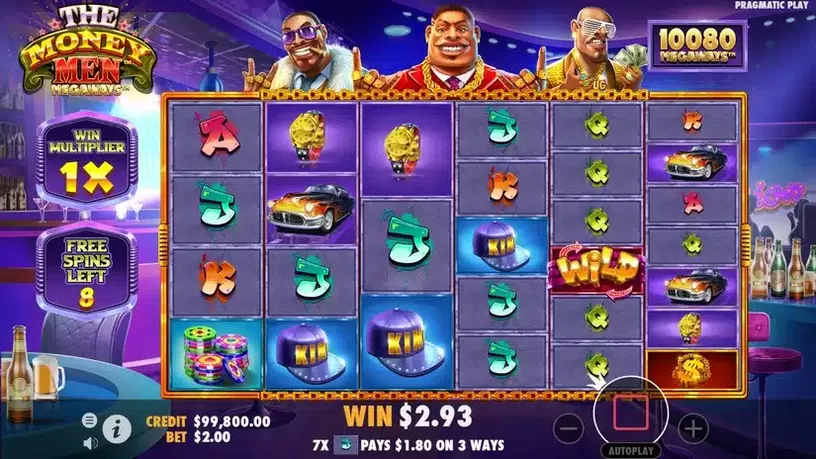 The Money Men Megaways slot screenshot 4