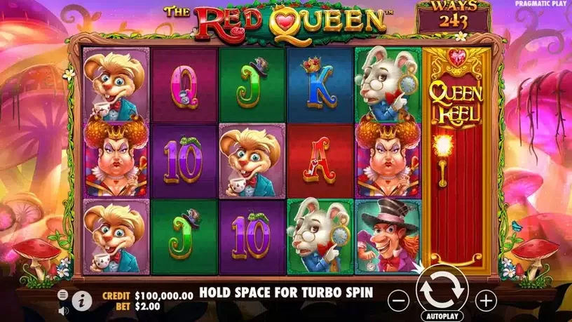 The Red Queen slot screenshot 1