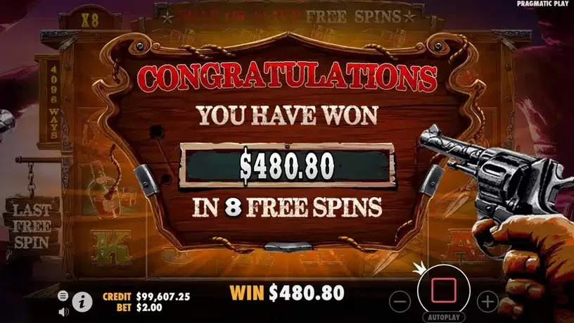 The Wild Gang slot screenshot 5