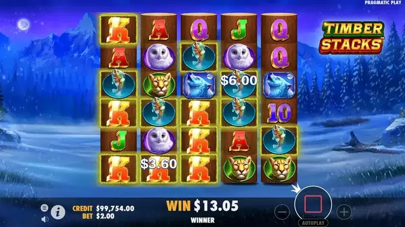 Timber Stacks slot screenshot 6