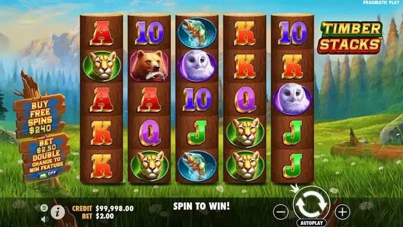 Timber Stacks slot screenshot 2