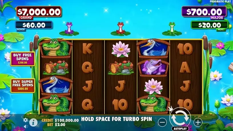 Tiny Toads slot screenshot 1