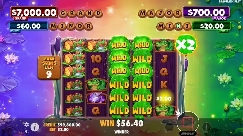 Tiny Toads slot screenshot 6