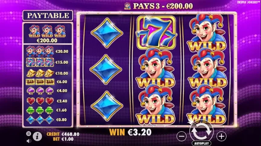 Triple Jokers slot screenshot 5
