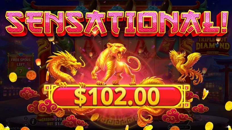 Triple Pot Diamond slot screenshot 5