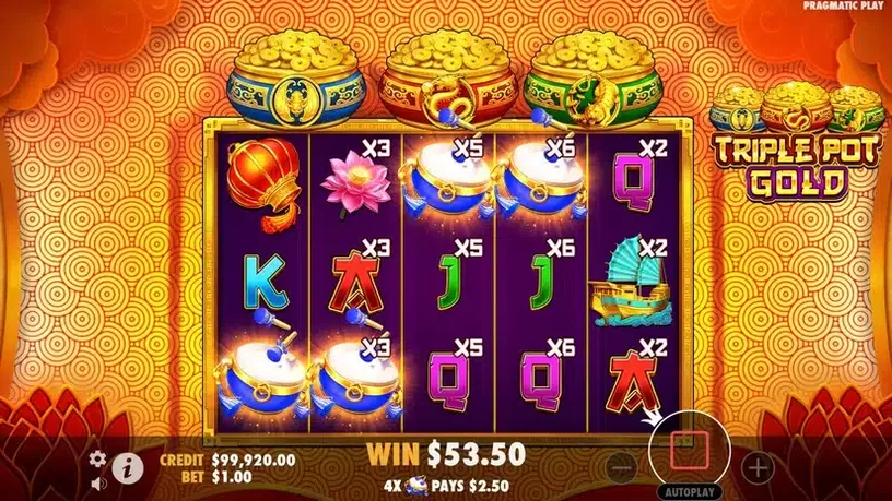 Triple Pot Gold slot screenshot 5