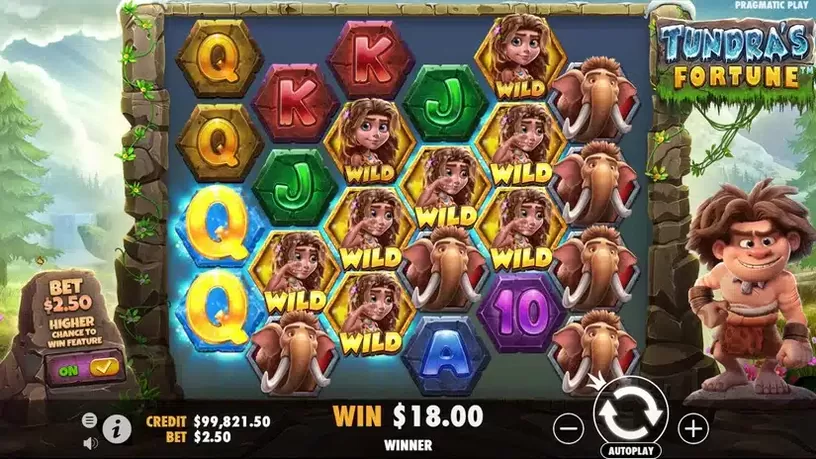 Tundra’s Fortune slot screenshot 4