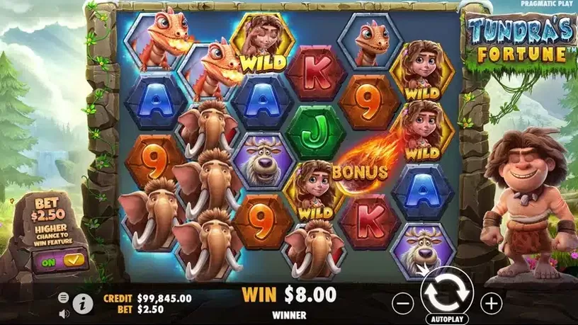 Tundra’s Fortune slot screenshot 3