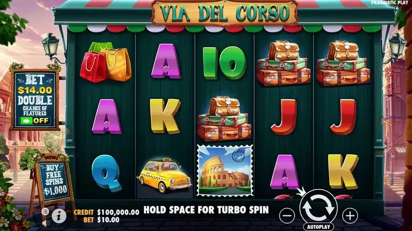 Via Del Corso slot screenshot 1