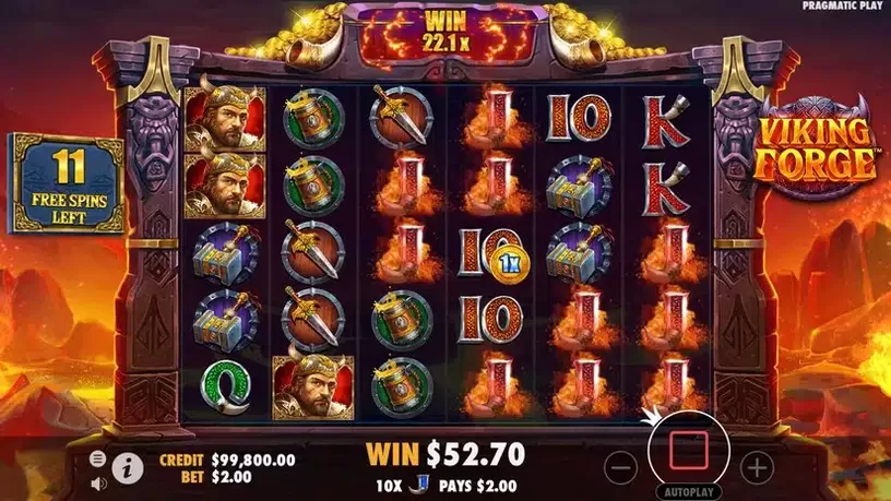 Viking Forge slot screenshot 5