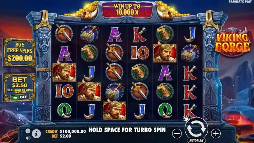 Viking Forge slot screenshot 1