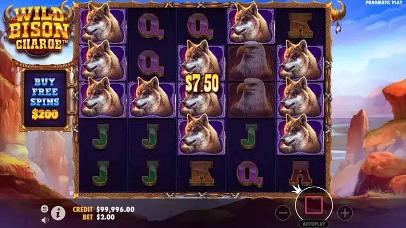 Wild Bison Charge slot screenshot 2