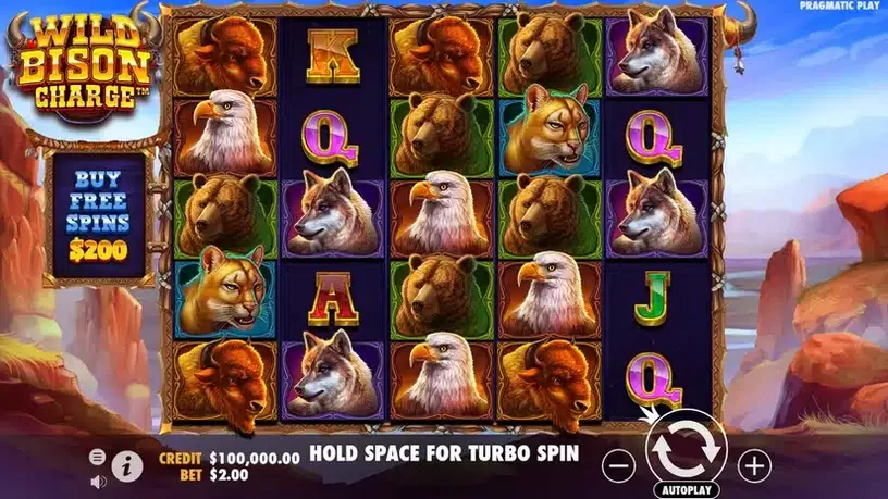 Wild Bison Charge slot screenshot 1