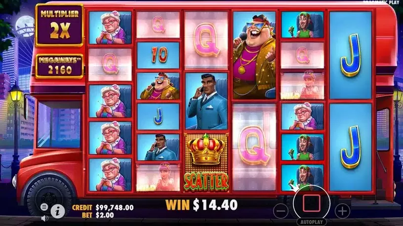 Wild Celebrity Bus Megaways slot screenshot 5