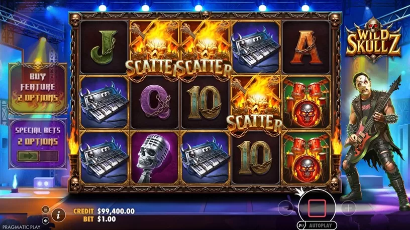 Wild Skullz slot screenshot 2