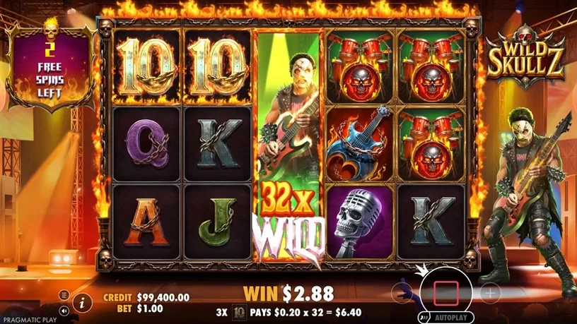 Wild Skullz slot screenshot 4