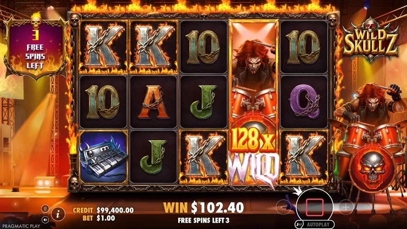 Wild Skullz slot screenshot 5