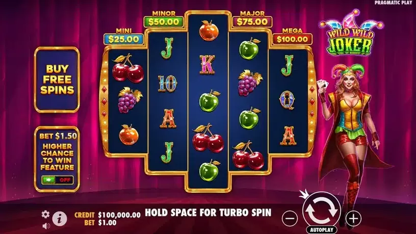 Wild Wild Joker slot screenshot 1