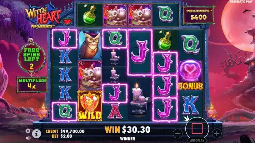 Witch Heart Megaways slot screenshot 5