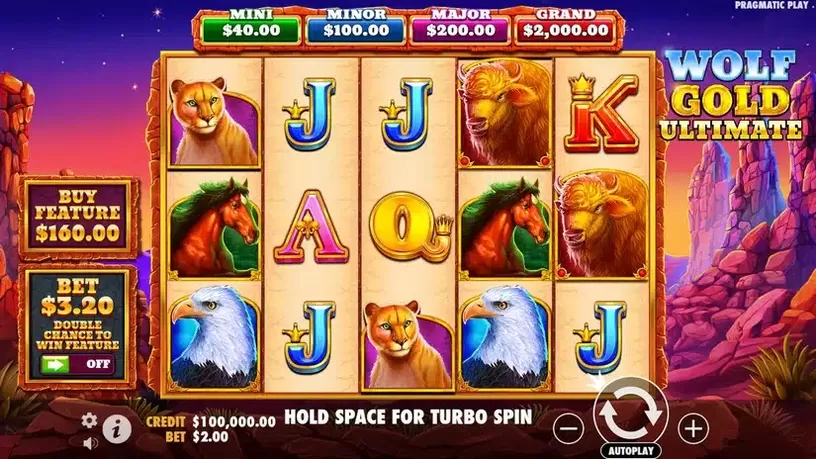 Wolf Gold Ultimate slot screenshot 1