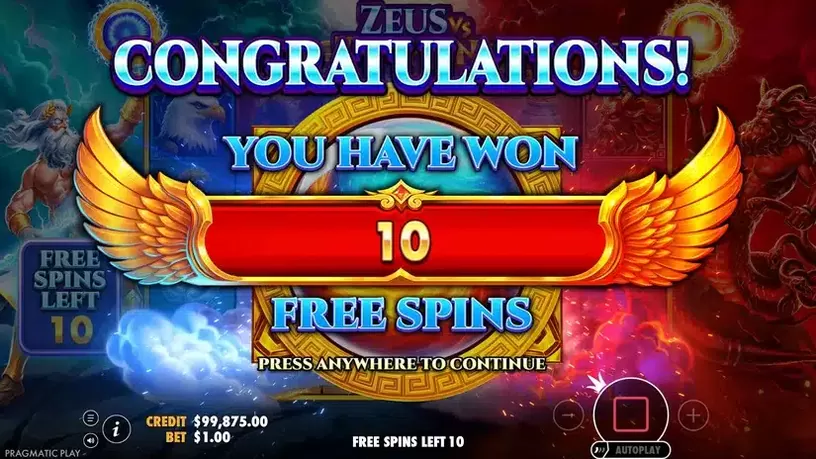 Zeus vs Typhon slot screenshot 5