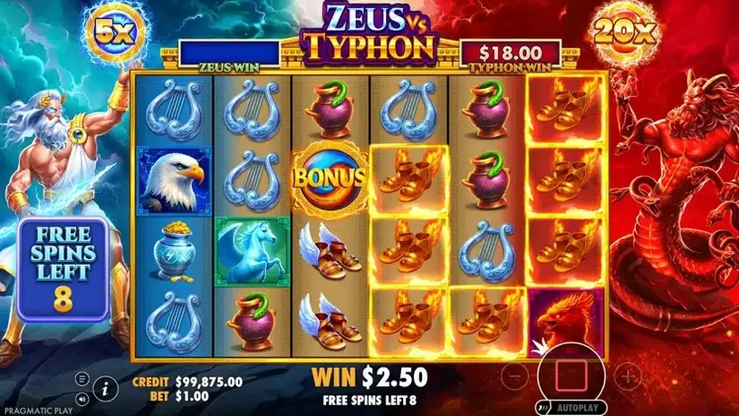 Zeus vs Typhon slot screenshot 4