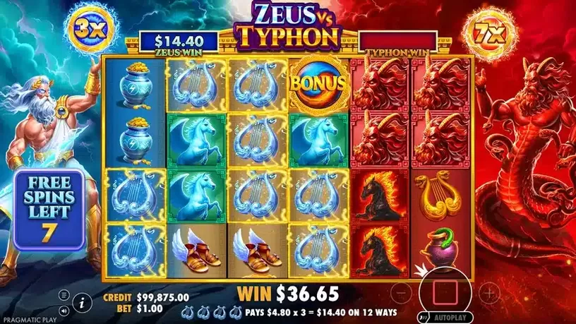 Zeus vs Typhon slot screenshot 6