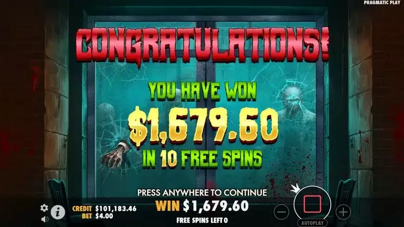 Zombie School Megaways slot screenshot 5