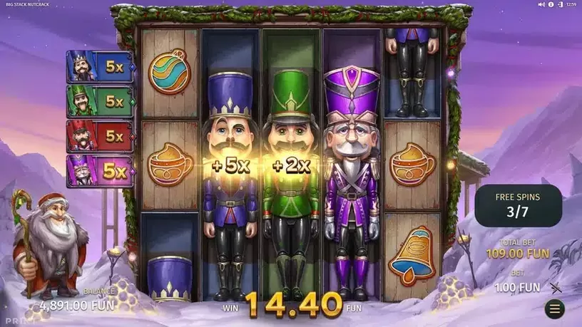 Big Stack Nutcrack slot screenshot 5