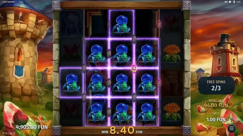 Cash Defense slot screenshot 6