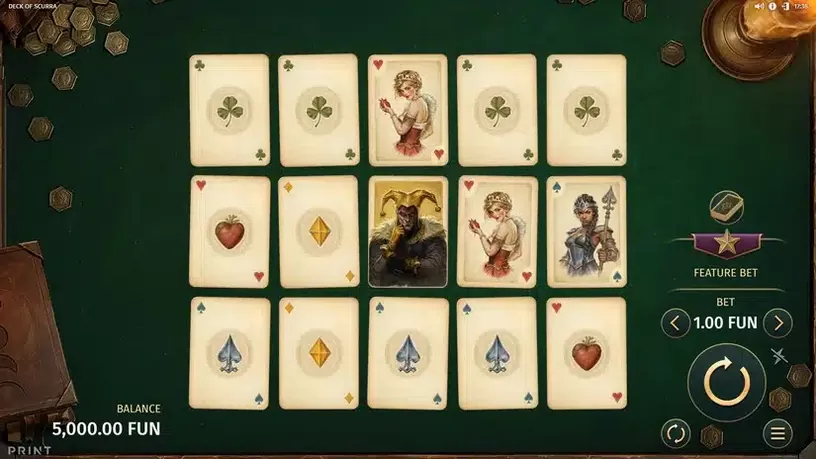 Deck of Scurra slot screenshot 1