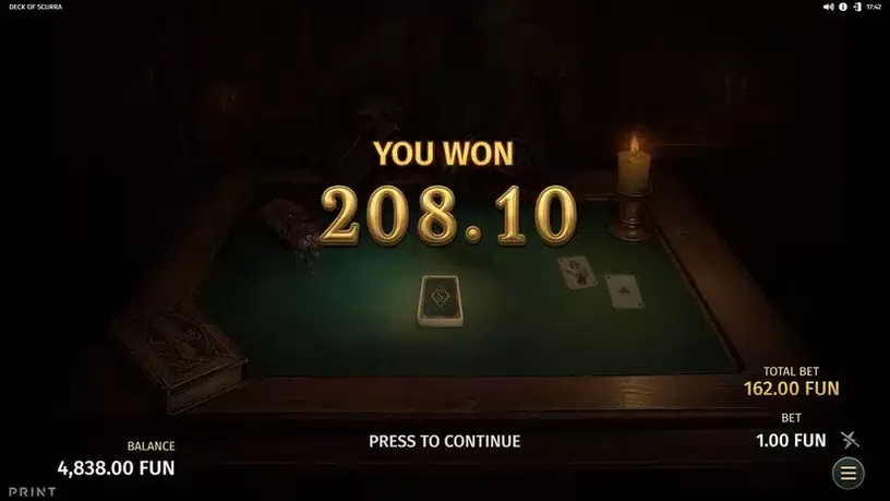 Deck of Scurra slot screenshot 7