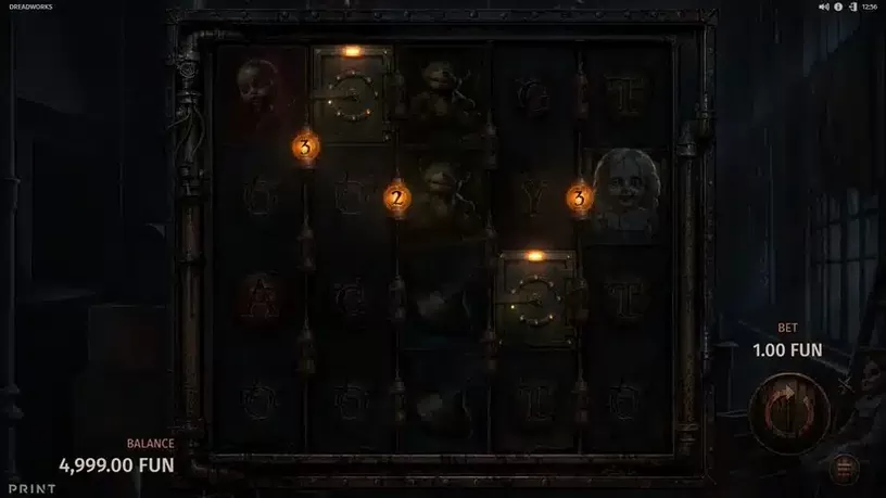 Dreadworks slot screenshot 1