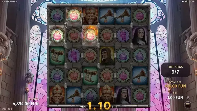 Holy Hand Grenade 2 slot screenshot 4