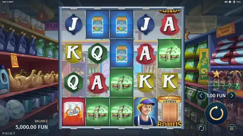 Win-O-Mart slot screenshot 1