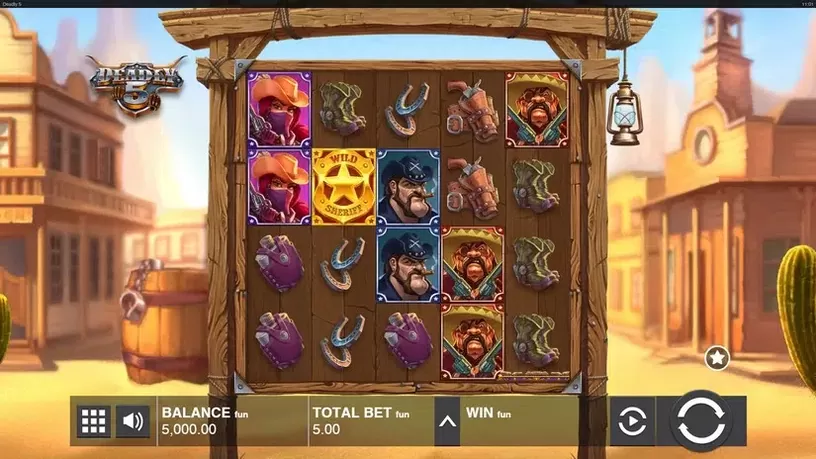 Deadly 5 slot screenshot 1