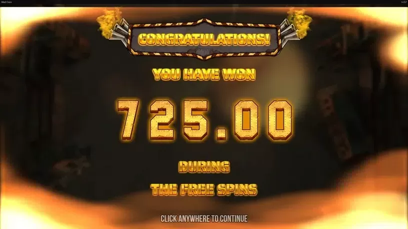 Mad Cars slot screenshot 7