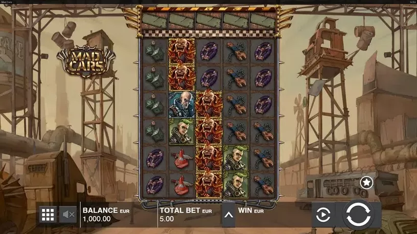 Mad Cars slot screenshot 1